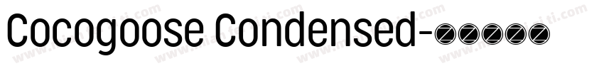 Cocogoose Condensed字体转换